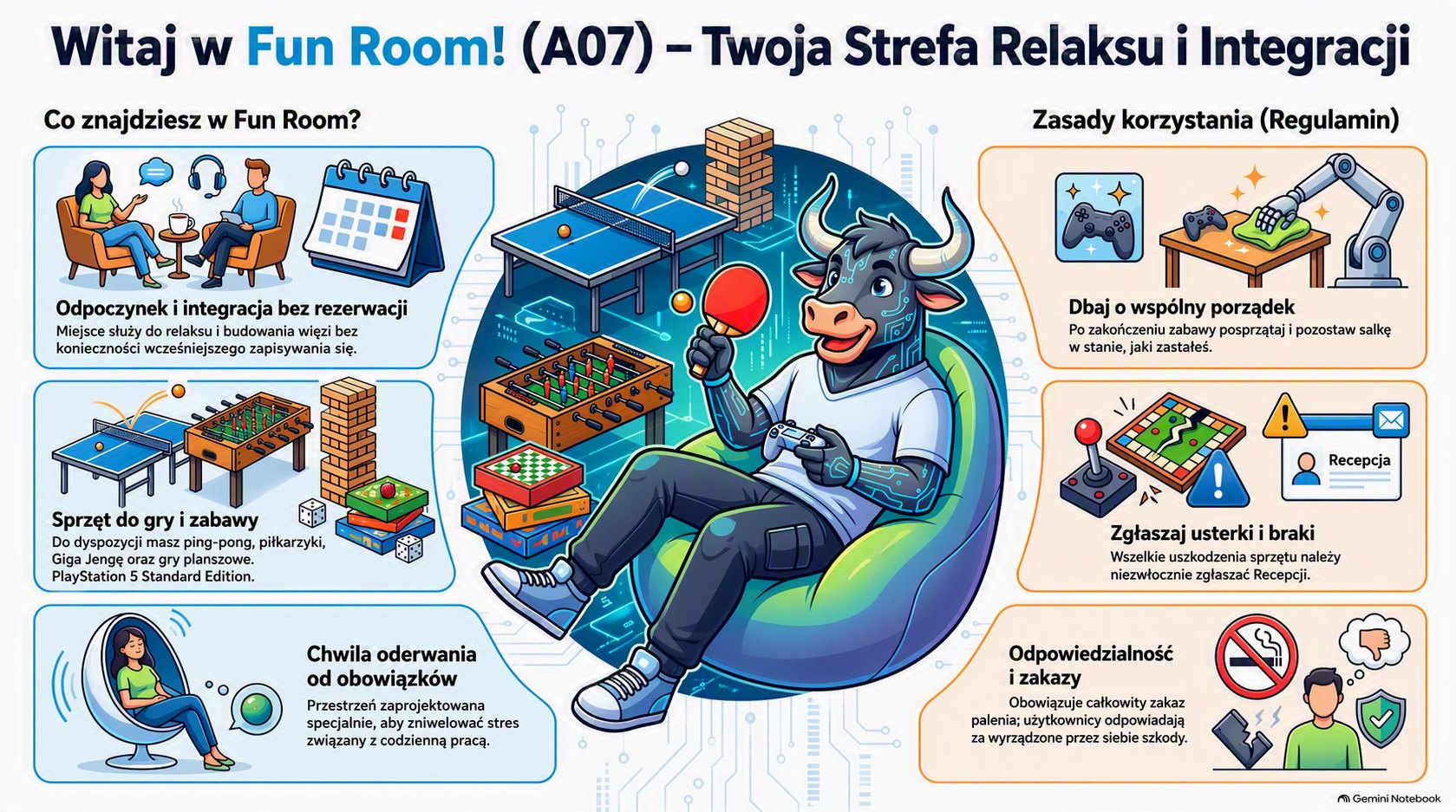 Fun Room — zasady korzystania